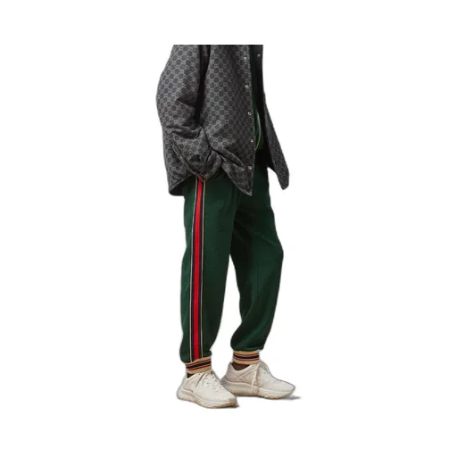 GG jacquard jersey track bottoms