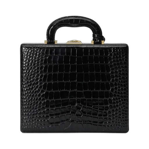 Decorative Poker set with crocodile case
