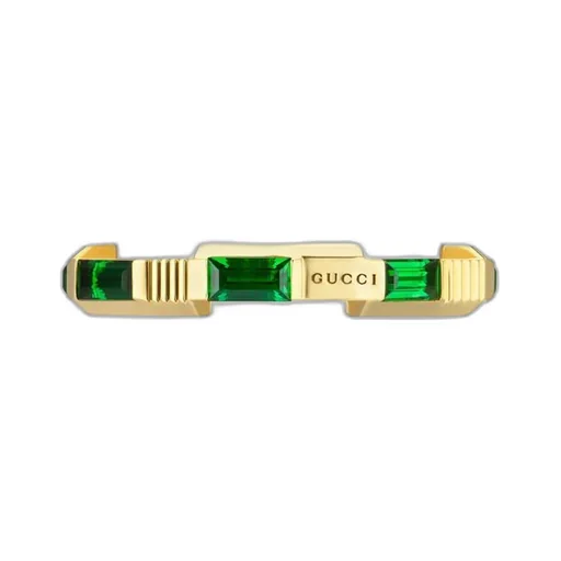 Gucci Link to Love tourmaline ring