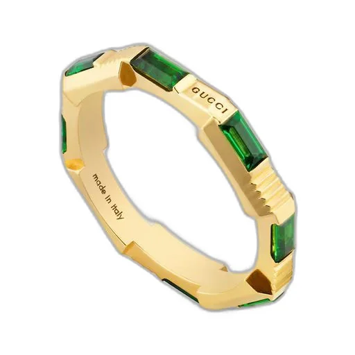 Gucci Link to Love tourmaline ring