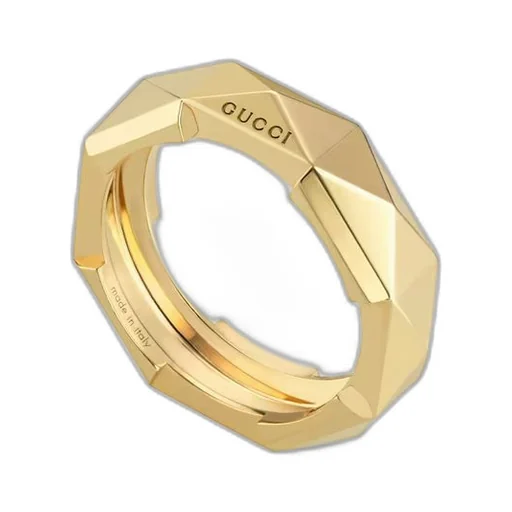 Gucci Link to Love studded ring