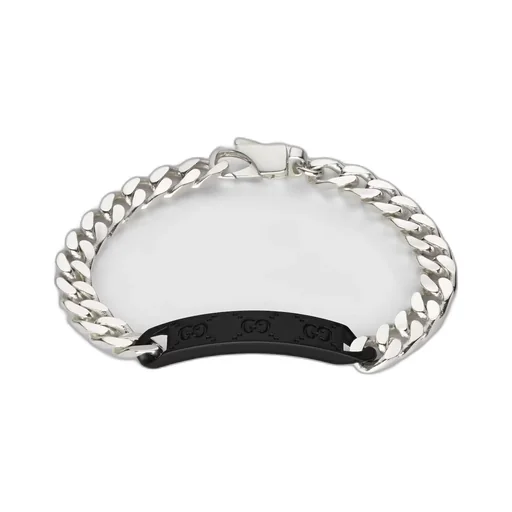 Chain bracelet with GG tag