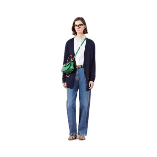 Cashmere cardigan with chain detail