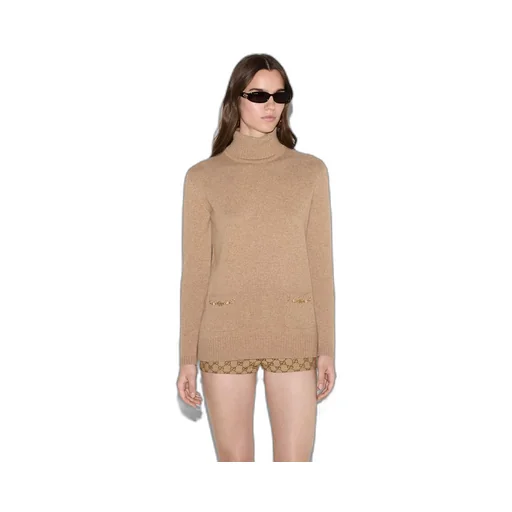 Cashmere turtleneck with Double G