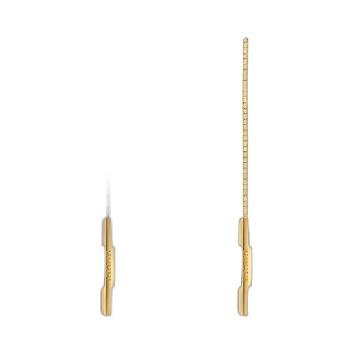 Gucci Link to Love chain earrings with 'Gucci' bar