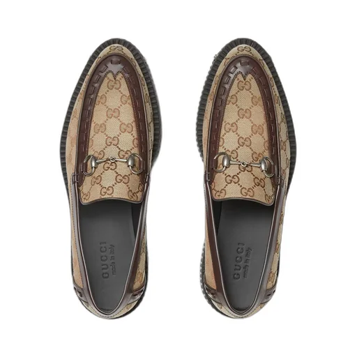 Men's Gucci Horsebit GG creeper loafer