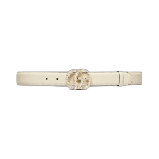 GG Marmont belt with crystal buckle