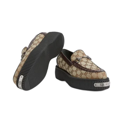 Men's Gucci Horsebit GG creeper loafer