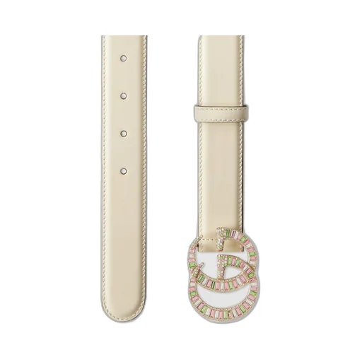 GG Marmont belt with crystal buckle