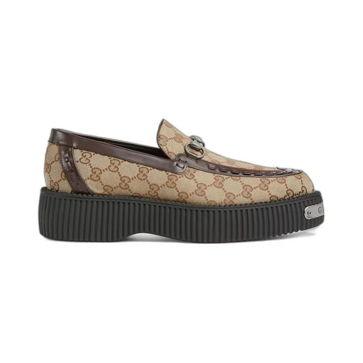 Men's Gucci Horsebit GG creeper loafer