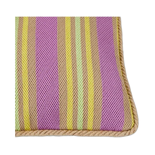 Rectangular striped cushion with Gucci