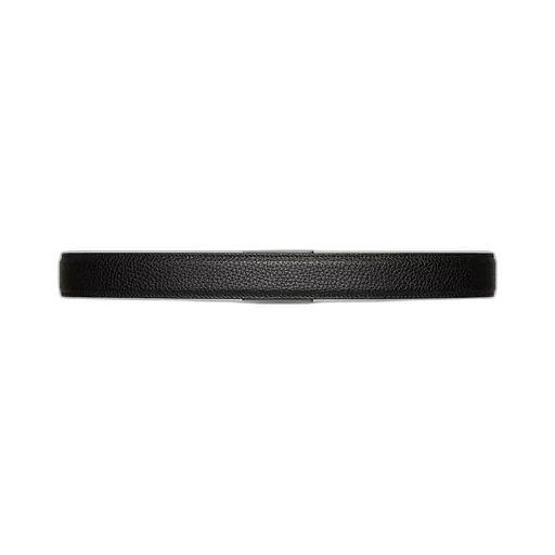 Belt with rectangular buckle