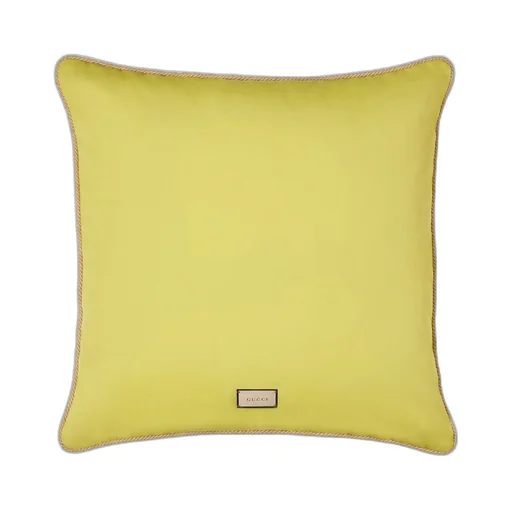 Large striped cushion with Gucci