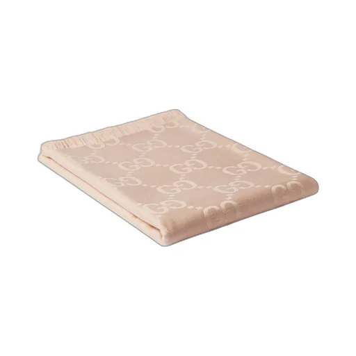 GG wool and silk blanket
