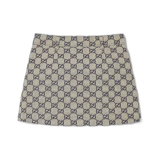 Children's GG canvas skirt