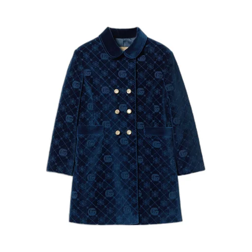 Children's cotton velvet coat
