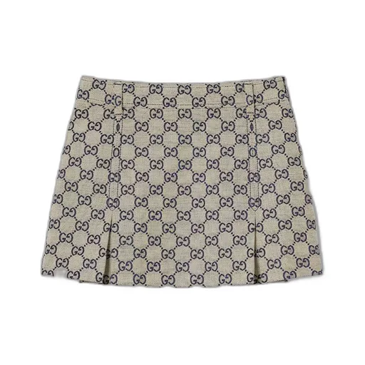 Children's GG canvas skirt