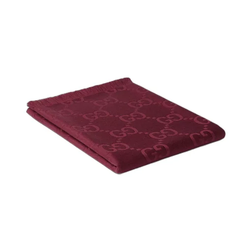 GG wool and silk blanket