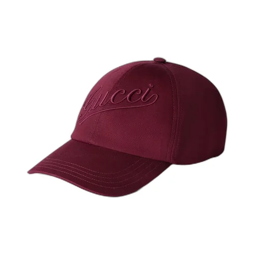 Cotton baseball hat with embroidery