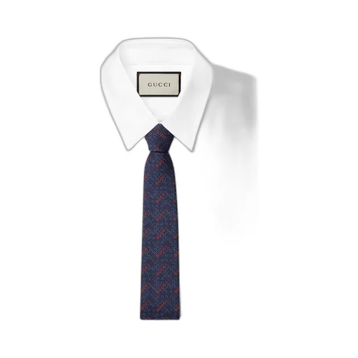 Gucci silk jacquard tie