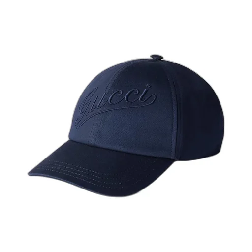Cotton baseball hat with embroidery