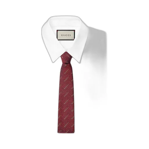Gucci silk jacquard tie