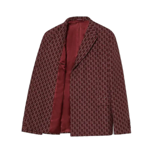 GG wool with optical effect jacket
