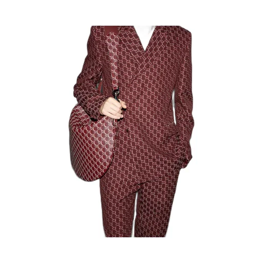 GG wool with optical effect jacket