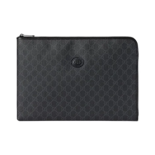 GG medium document case with Interlocking G