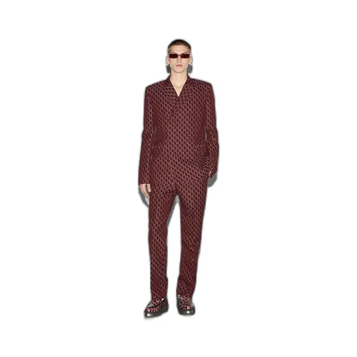 GG wool with optical effect jacket