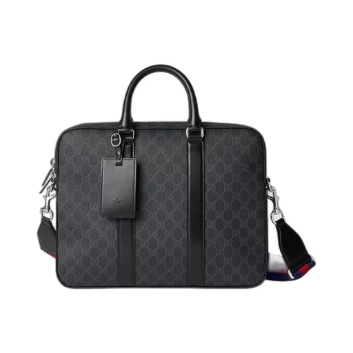 GG briefcase with shoulder strap