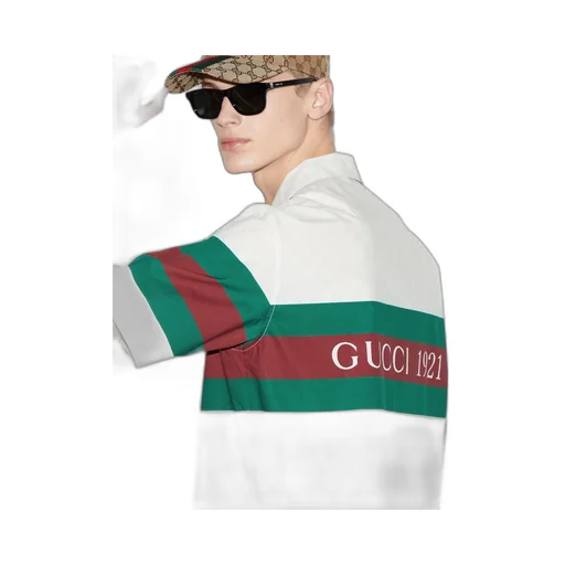 GG cotton shirt with Web