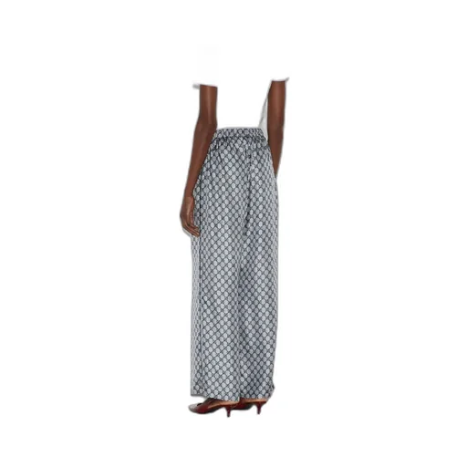 GG silk twill pants