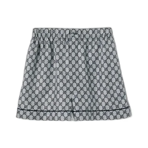 GG silk twill shorts