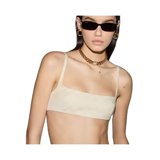 GG cotton gabardine top