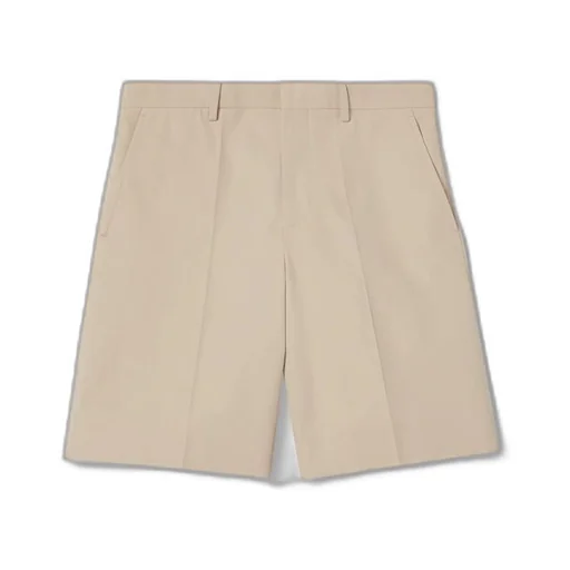 Light cotton gabardine shorts