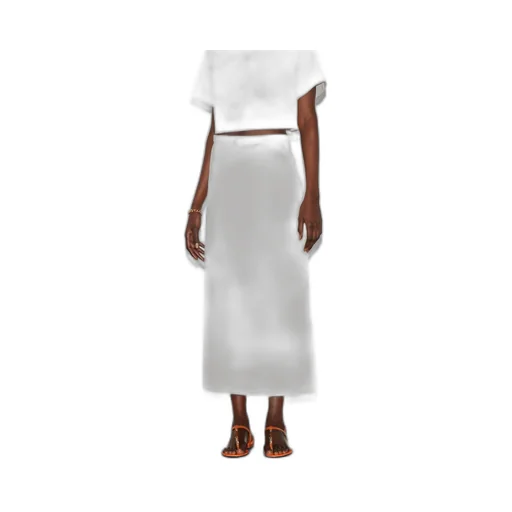 GG cotton gabardine skirt