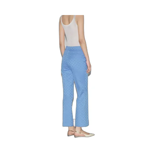 GG cotton gabardine pants