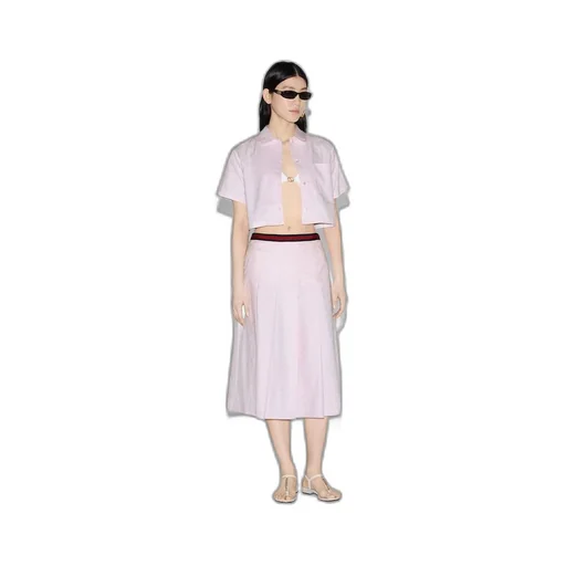GG Supreme Oxford cotton skirt