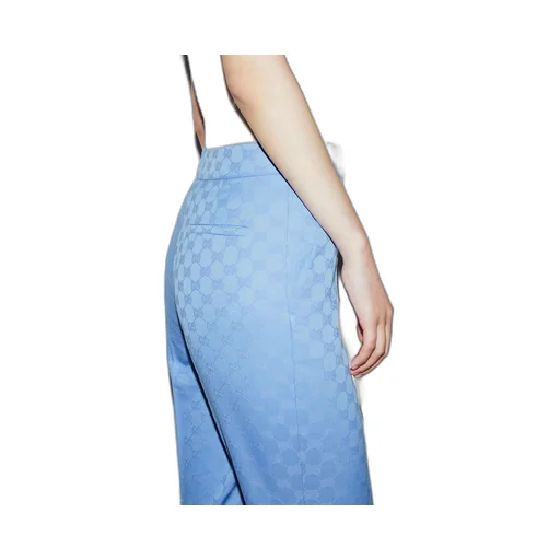 GG cotton gabardine pants