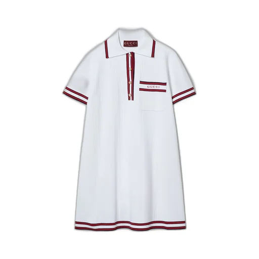 Polo dress with Web trim