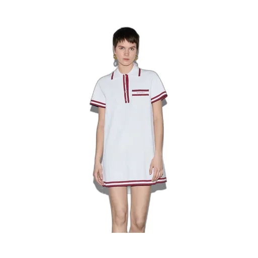 Polo dress with Web trim