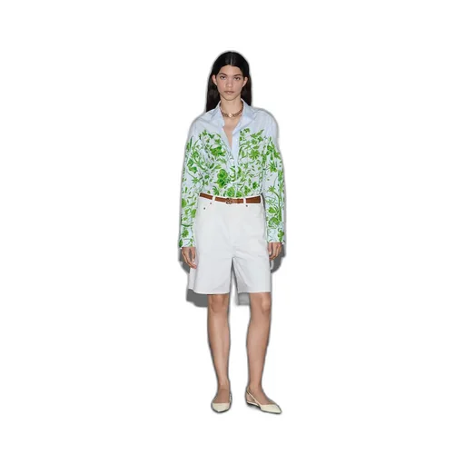 Gucci flowers print cotton shirt