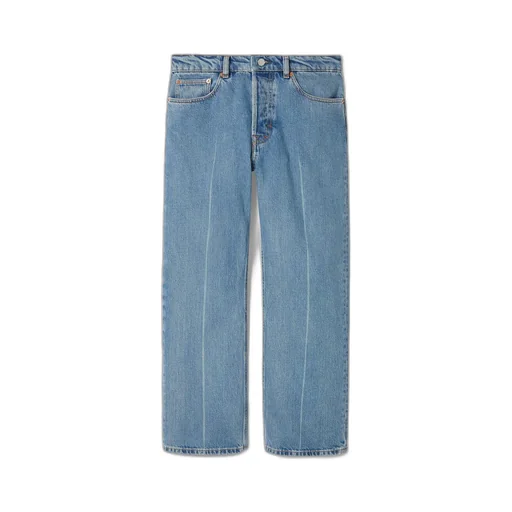 Low waist cropped denim pant