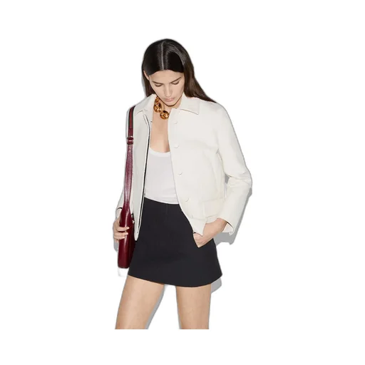 Textured cotton jacket