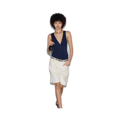 Bermuda GG jacquard denim shorts