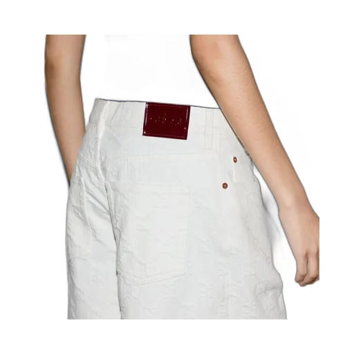 Bermuda GG jacquard denim shorts