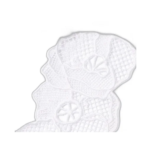 Cotton poplin dress with embroidery