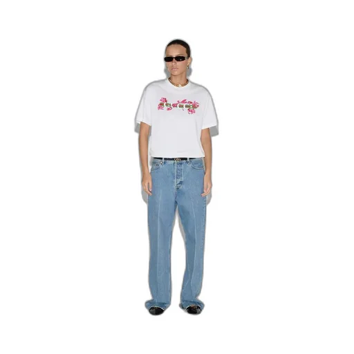 Gucci Web print cotton T-shirt
