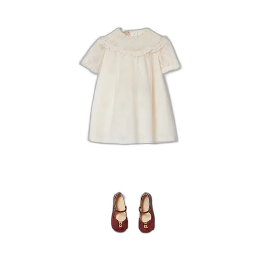 Baby embroidered tulle dress